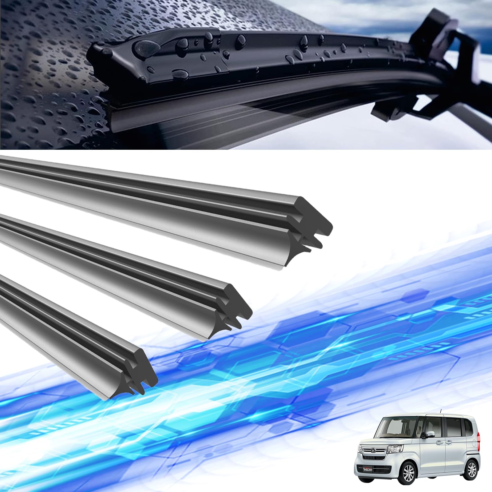 Amazon.co.jp: N-BOX JF3 JF4 JF5 JF6 ワイパー 替えゴム 適合サイズ